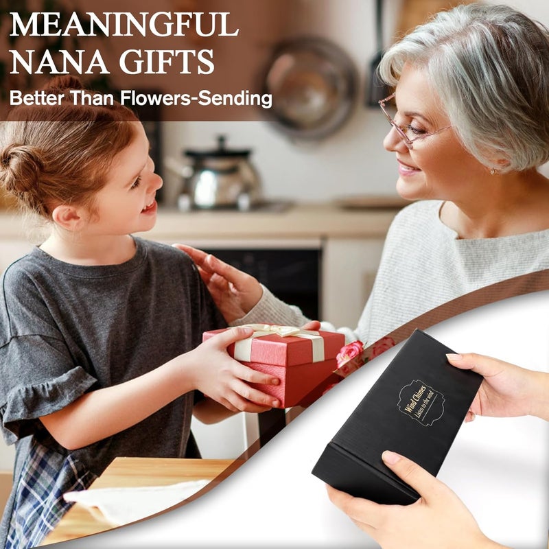 PRSTENLY Nana Gifts, Nanas Wind Chimes Gifts for Nana from Grandkids, Best Nanas Gift Ideas for Birthday Mothers Day Thanksgiving Christmas - Image 2